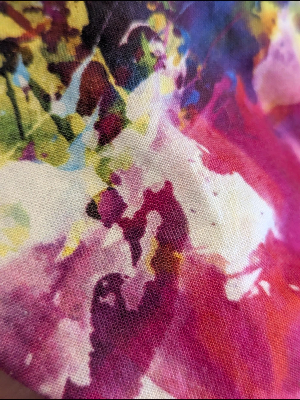 HANDMADE Reversible Coat - S/M - Unique Tie-Dye/Alpaca Pattern - Picture 7 of 9